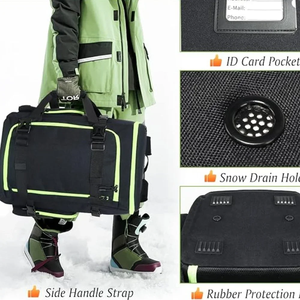 Ski boot bag backpack 60L